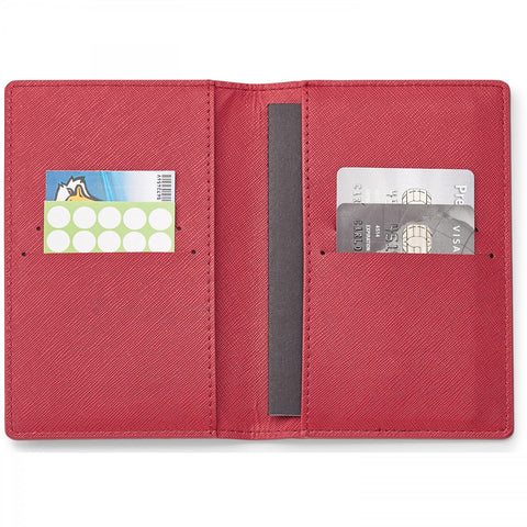 Genuine Leather Rfid Booklet Passport Holder