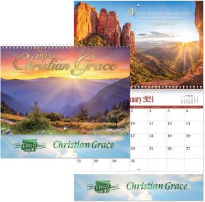 Christian Grace Spiral Wall Calendar
