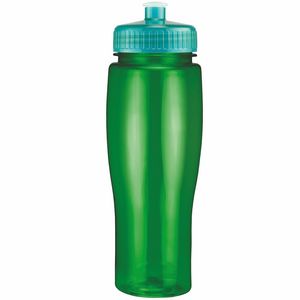 24 Oz. Contour Translucent Bottle w/ Push Pull Lid