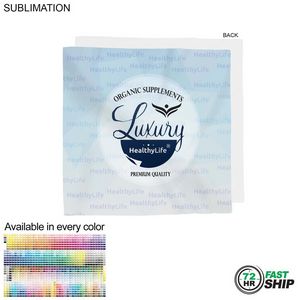 72 Hr Fast Ship - Oversize Bandana, 27x27, Sublimated Edge to Edge 1 side (Made in Canada)