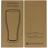 Clearview Borosilicate Beer Glass 450 Ml. (15 Fl. Oz.)