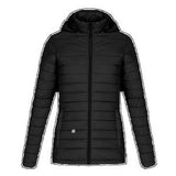 Canyon Ladies Puffy Jacket w/Detachable Hood