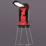 Black/Red/Silver Blank Tent Lamp View