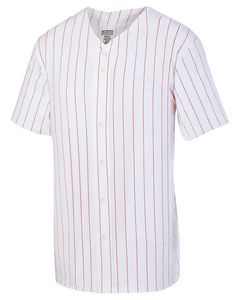 Augusta Unisex Pin Stripe Baseball Jersey