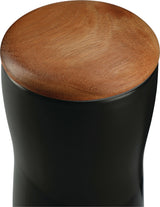 10 Oz. Reno Double Wall Ceramic Tumbler w/Wood Lid