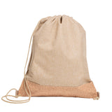 County Drawstring Bag with Cork Bottom