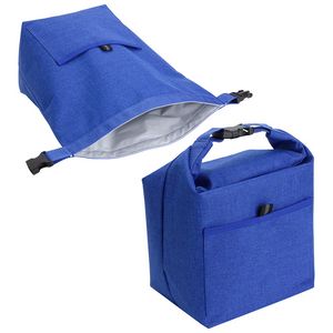 000636 Bellevue Heathered Polyester Insulated Lunch Tote