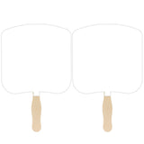 Bread Slice Sandwiched Hand Fan (2 Side/Four Color Process)