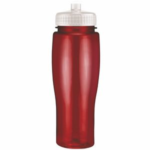 24 Oz. Contour Translucent Bottle w/ Push Pull Lid