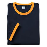 Navy Blue/Gold Blank Fold View