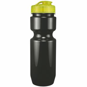22 Oz. Bike Bottle w/ Flip Top Lid - Solid Colors