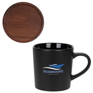 Circo 16 oz Ceramic Mug with Wooden Lid