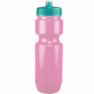 22 Oz. Bike Bottle w/ Push Pull Lid - Solid Colors