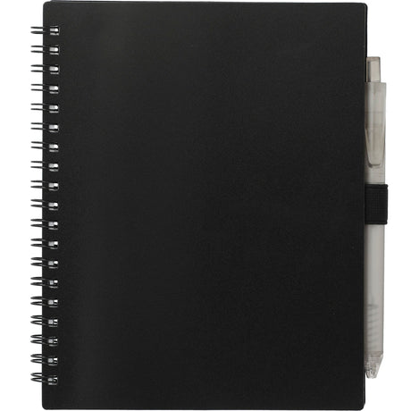 5.5'' x 7'' FSC® Recycled Spiral Notebook w/ rPET Pen