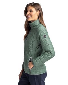 Cutter & Buck Rainier PrimaLoft? Womens Eco Insulated Full Zip Puffer Jacket