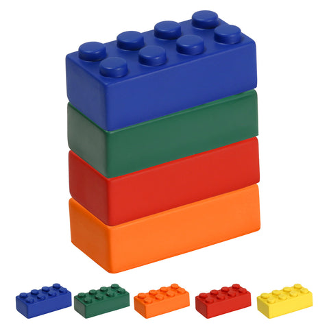 Building Block 4 Piece Set Stress Reliever