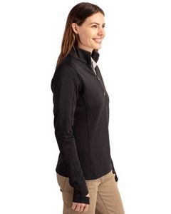 Cutter & Buck Traverse Stretch Quarter Zip Womens Pullover