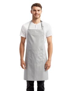 Artisan Collection by Reprime Unisex 'Colours' Recycled Bib Apron with Pocket
