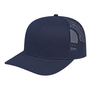 000379 Cap America Poly/Cotton Trucker Mesh Back Cap