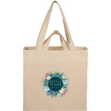 Organic 6oz Cotton Dual Carry Tote