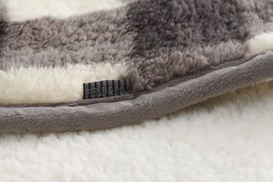 Field & Co.r Double Sided Plaid Sherpa Blanket