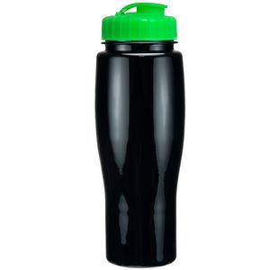 24 Oz. Contour Bottle w/ Flip Top Lid - Solid Colors