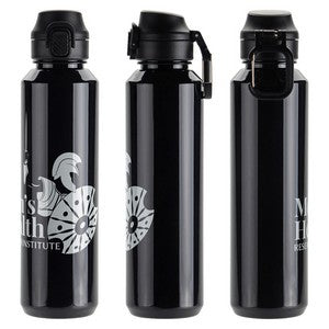 Switchback 27 oz RPET Bottle with Snap-Top Lid & Carabiner