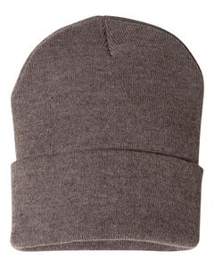000421 Sportsman™ 12'' Solid Cuffed Beanie