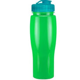 Kelly Green/Translucent Aqua Blue Lid Blank