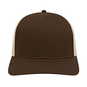 000379 Cap America Poly/Cotton Trucker Mesh Back Cap