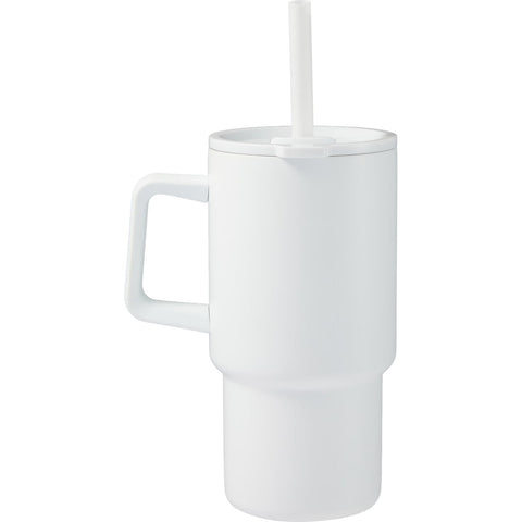 Summit 18oz Recycled Vacuum Insulated Mug w/ Straw