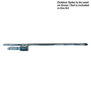 000584 9' Small Tear Drop Flag Kit, Full Color Graphics Double Sided, Outdoor Spike base and Bag Included