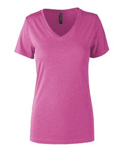 PRIMEASE® Ladies' Short Sleeve V-Neck Tee Shirt