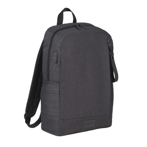 NBN Whitby Slim 15'' Computer Backpack w/ USB Port