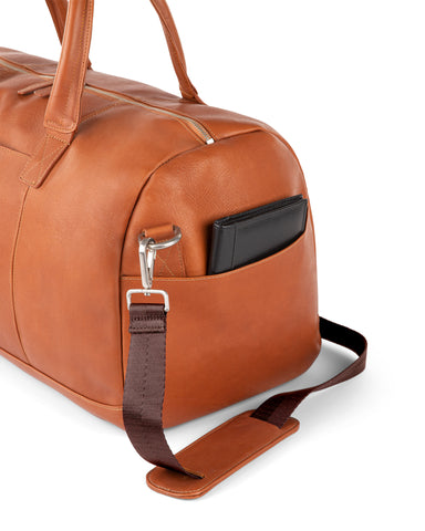 Bugatti Sartoria Leather Duffle bag - Cognac