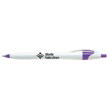 Purple with Black Ink