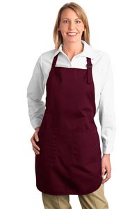 Port Authority® Full Length Apron w/Pouch Pocket