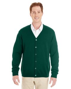 Harriton Men's Pilbloc™ V-Neck Button Cardigan Sweater