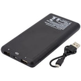 Black Blank Back View