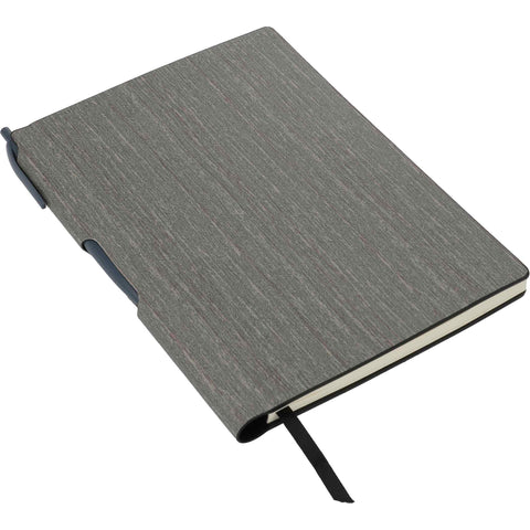 6'' x 8.5'' FSC® Mix Bari Notebook with Pen