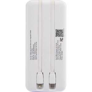 Pwr Pal 10000 mAh Power Bank with Integrated Cable