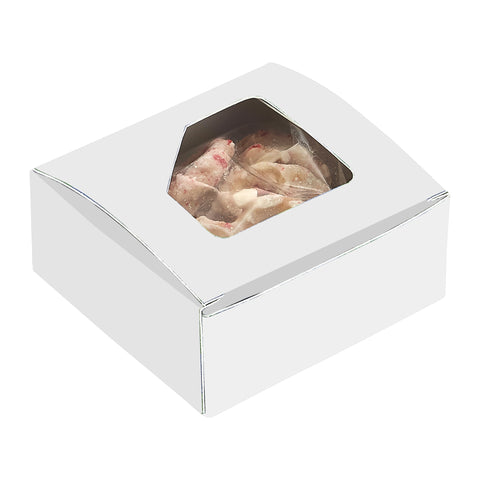 The Petite Pretzel Box - White Chocolate Pretzels with Crushed Peppermint