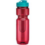 Red/Translucent Aqua Blue Lid