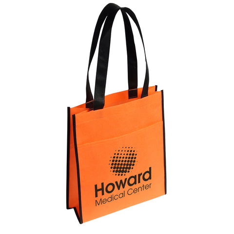 Peak Non-Woven Tote Bag with Pocket