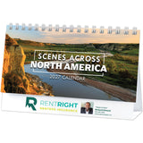 Full Colour Scenic North America Desk Calendar