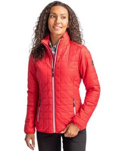 Cutter & Buck Rainier PrimaLoft? Womens Eco Insulated Full Zip Puffer Jacket