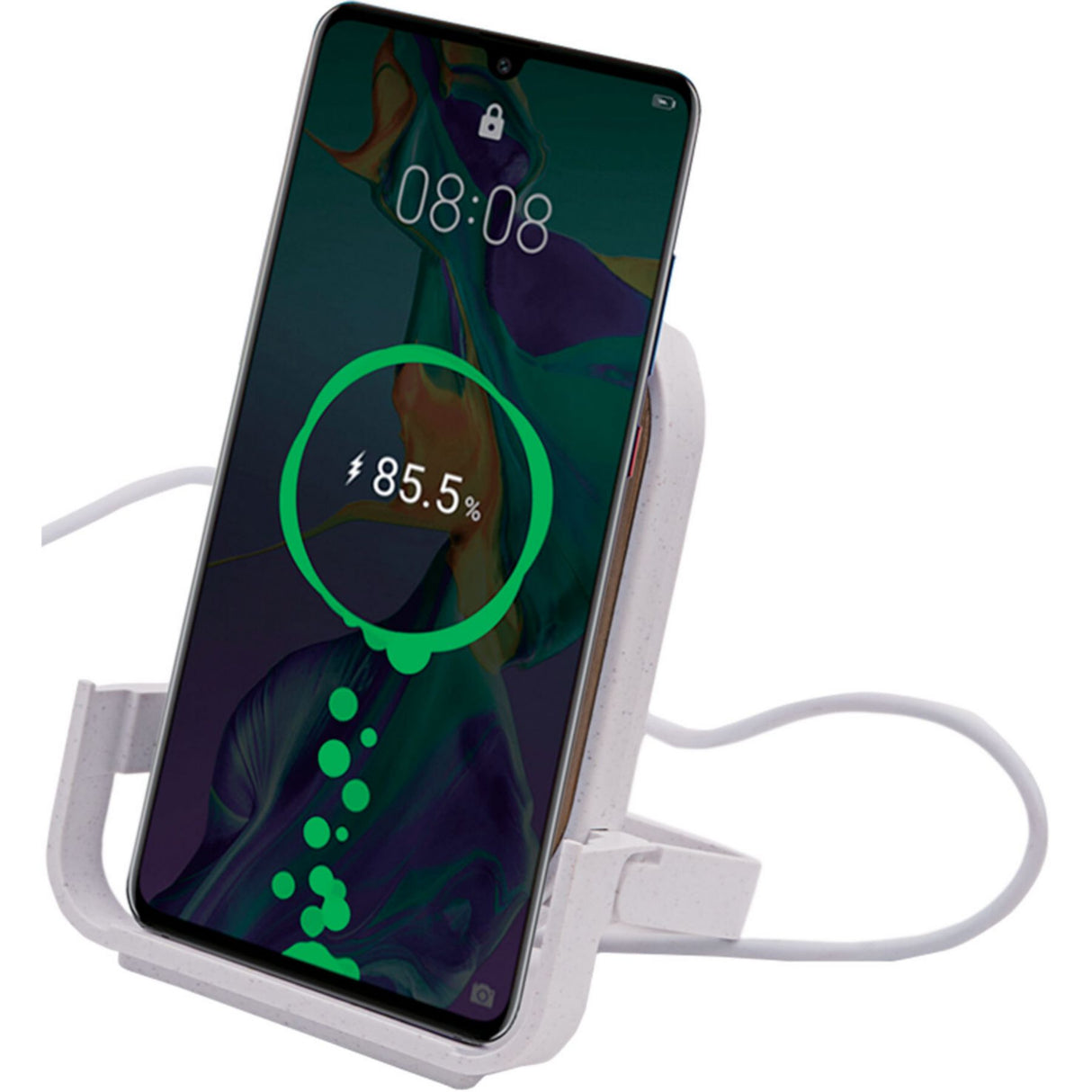 Qi Certified Bamboo Phone Charger Stand