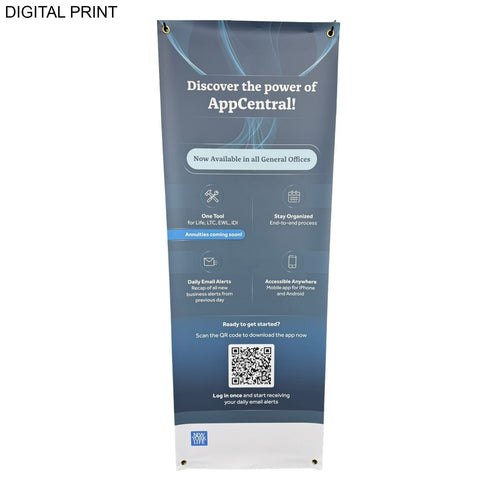Tripod Banner with Graphics, and Bag. NO SETUP CHARGE (26
