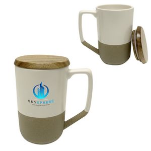 Valencia 16 Fl. Oz. Ceramic Mug With Lid