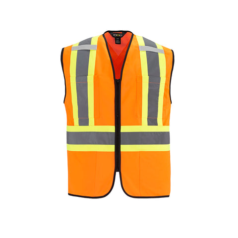 Scout Adult Tricot Hi-Vis Zipper Front Vest